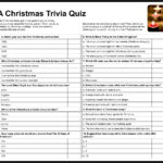 10 Best Easy Christmas Trivia Printable Printablee