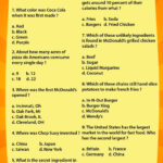 10 Best Printable Food Trivia Questions Printablee