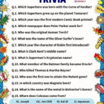 100 100 Superhero Trivia Questions Answers Meebily Trivia