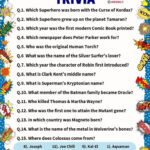 100 100 Superhero Trivia Questions Answers Meebily Trivia