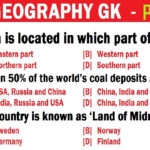 100 GEOGRAPHY GK Quiz Geography Trivia Quiz World Geography GK