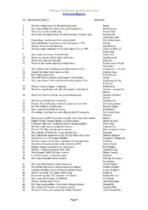 10000 General Knowledge Questions And Answers General Knowledge Quiz