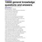 10000 Quiz Questions And Answerswww Cartiaz Ro10000 General