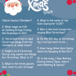 13 Best Printable Christmas Trivia And Answers Printablee