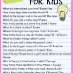 133 Fun Trivia Questions For Kids With Answers Kids N Clicks