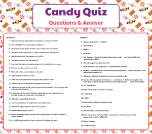 15 Best Halloween Candy Trivia Questions Printable Printablee