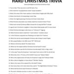15 Hard Christmas Trivia To Know To Keep Your Christmas Party Exciting