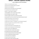 152 Easy Trivia Questions And Answers Anyone Should Know