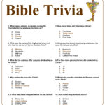 16 Best Printable Christmas Bible Trivia Printablee