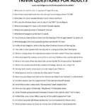 173 Best Trivia Questions For Adults This Is The Only List You Ll Need