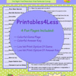 1940s Candy Games Trivia Printable Trivia Games For Adults