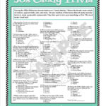1950s Candy Trivia Printable GamePersonalize For Birthdays