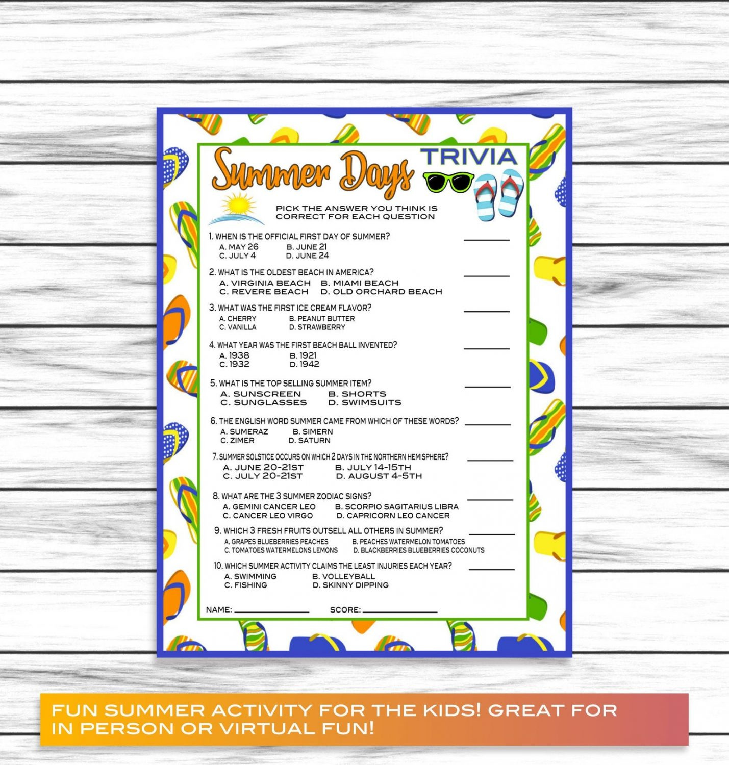 20 Printable Summer Games To Keep You Cool Hey Let s Make Stuff