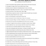 202 Best Funny Trivia Questions And Answers You Should Know Mantelligence