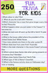 250 Easy Trivia Questions And Answers 2020 In 2021 Trivia Questions