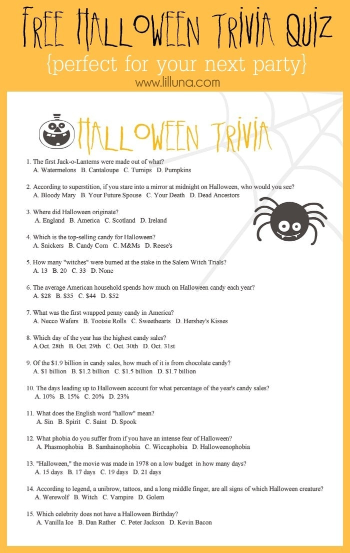 Disney Halloween Trivia Questions And Answers