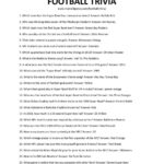 36 Best Football Trivia Questions And Answers Spark Fun Conversations