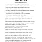 41 Best NBA Trivia Questions And Answers Get Cool Facts