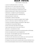 44 Best Beer Trivia Questions And Answers Learn New Facts