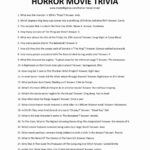 44 Best Horror Movie Trivia Questions And Answers You Need To Know