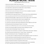 44 Best Horror Movie Trivia Questions And Answers You Need To Know