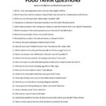 54 Best Food Trivia Questions And Answers This Is The Only List You Need