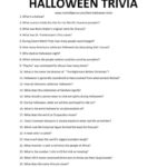 60 Best Halloween Trivia Questions And Answers You Should Know