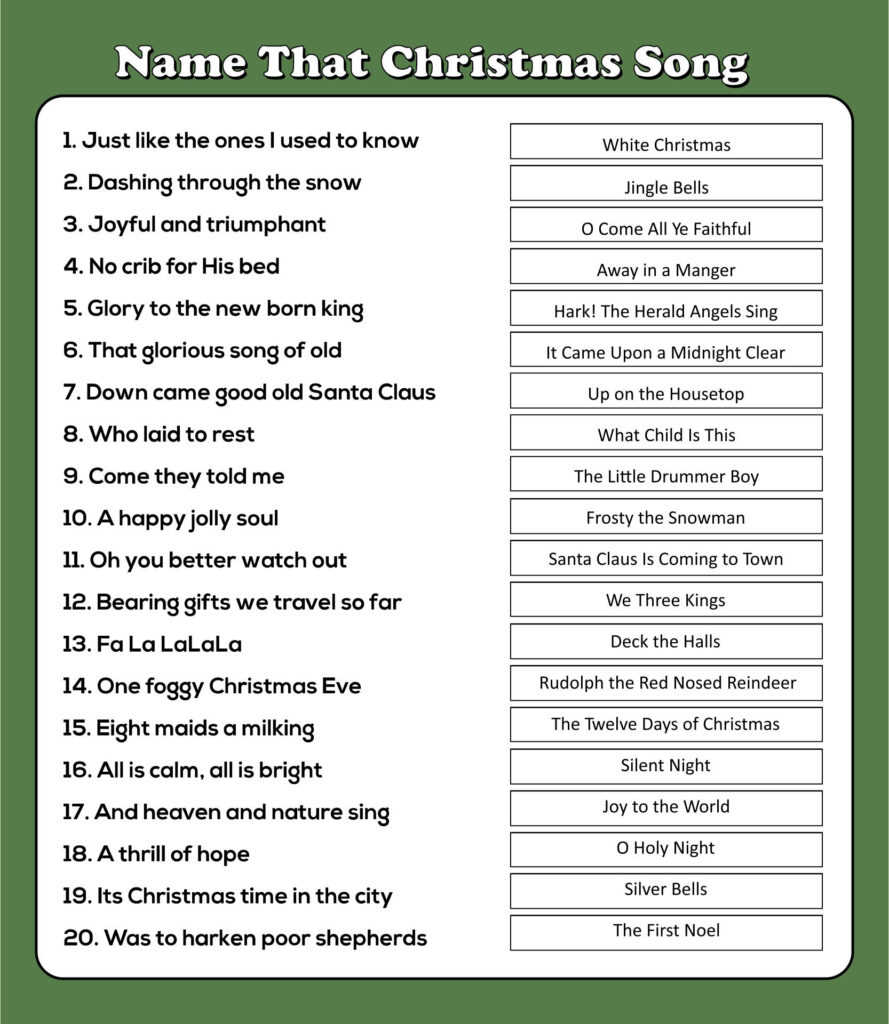 7 Best Name That Tune Trivia Printable Printablee | Trivia Questions ...