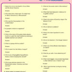 8 Best Fun Printable Trivia Printablee