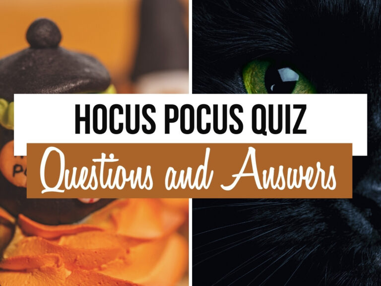 Hocus Pocus Trivia Questions And Answers