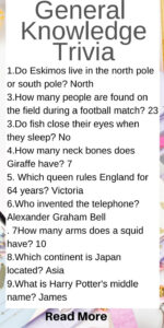 86 General Knowledge Trivia That Are Fun Easy Kids N Clicks Fun