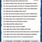 90 Avengers Trivia Questions Answers Meebily