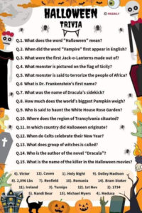 90 Halloween Trivia Questions Answers Meebily Halloween Facts