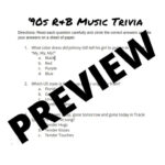 90s R B Trivia Game Black Music Trivia Black Musicians Etsy Music