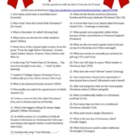 A Christmas Quiz Questions English ESL Worksheets For Distance