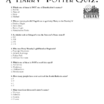 A Harry Potter Quiz Harry Potter Quiz Harry Potter Questions Harry