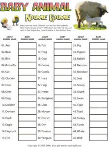 Animal Trivia Questions And Answers Printable That Are Refreshing Roy