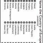 Answers To The Europe Sheet Teaching Geography Social Studies