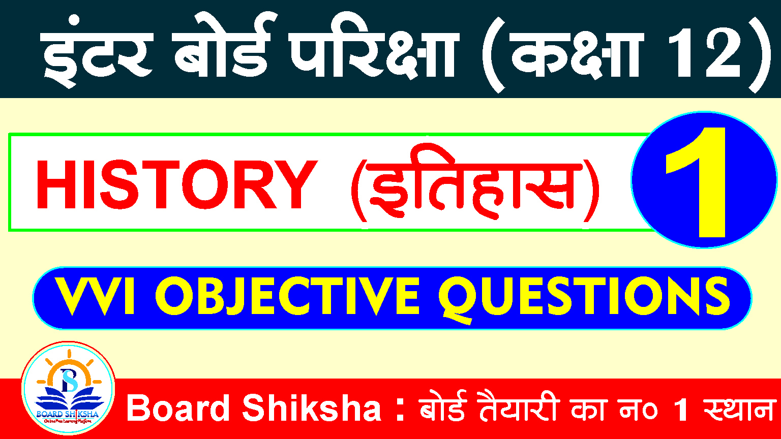 Bihar Board Class 12th History Chapter 1 Objective Questions Answers 
