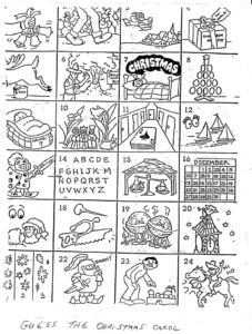 Can You Name The Christmas Carol In Each Box Christmas Picture Quiz