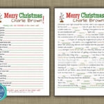 Charlie Brown Christmas Mad Libs Holiday By TheHomespunArtisan 12 95