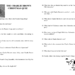 Charlie Brown Christmas Trivia Printable I Wanted A Charlie Brown C