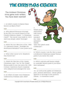 Christmas Printable Christmas Games Holiday Gift Exchange Games