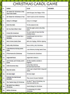 Christmas Quiz Questions And Answers Printable Information Keira s Blog