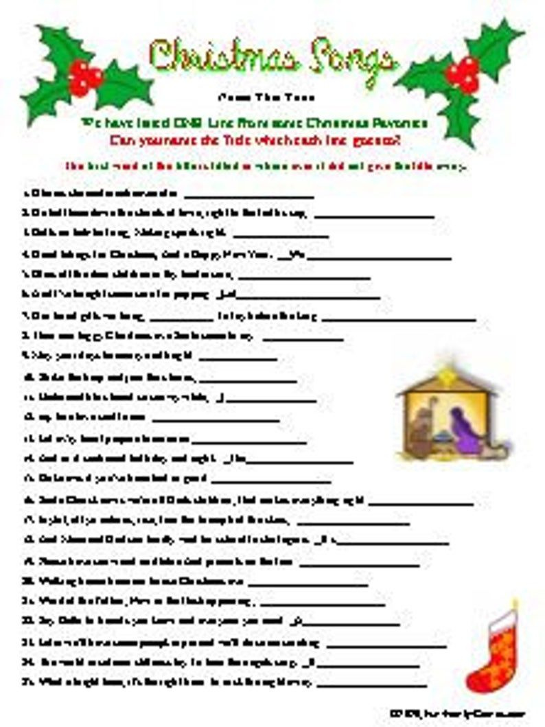 Christmas Trivia Fun For The Entire Family New Games Added Etsy 