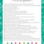 Christmas Trivia Game Free Printable Holidays Christmas Trivia