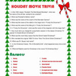 Christmas Trivia Questions And Answers Printable And Holiday Movie