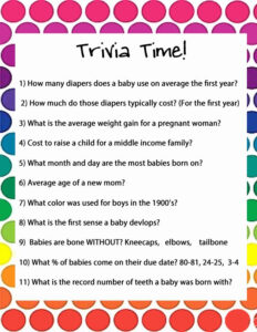 Christmas Trivia Questions And Answers Printable Baby Boy Shower Boy