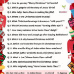 Christmas Trivia Questions Answers