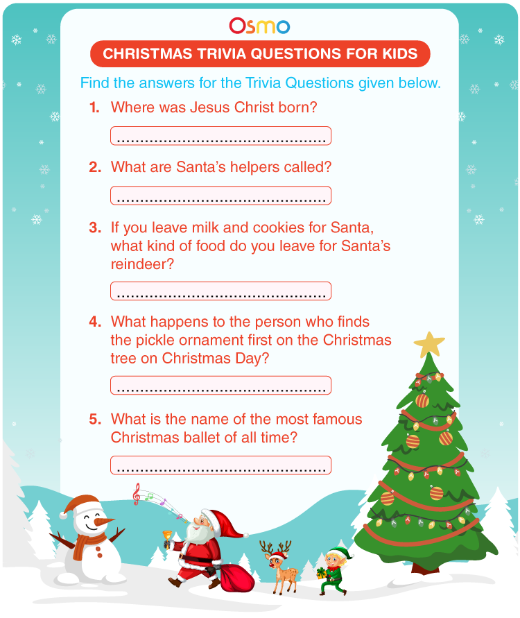 Christmas Trivia Questions For Kids Check Trivia Questions And 